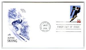 Scott #3181 Alpine Skiing 1998 First Day Cover FDC Artcraft Salt Lake City